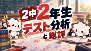 2中2年生 テスト分析と総評