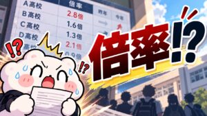 10月の進路希望状況調査 倍率